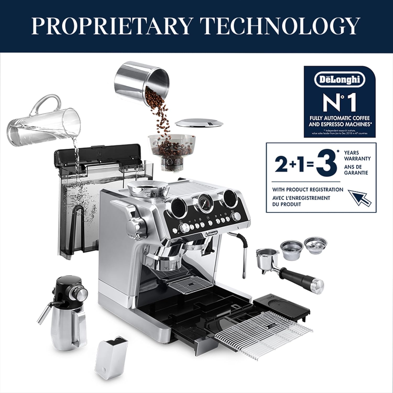 De'Longhi EC9665.M La Specialista Maestro Espresso Coffee Machine. 