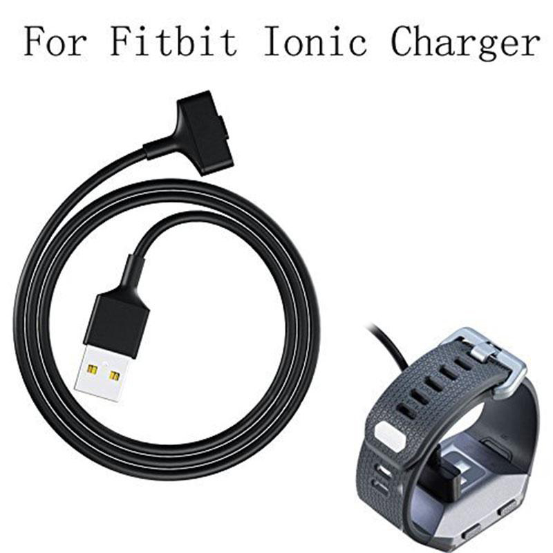 1M Replacement Charger For FitBit Ionic Watch USB Charging Cord Charge Cable For Fit Bit Ionic Smart Watch Band. 