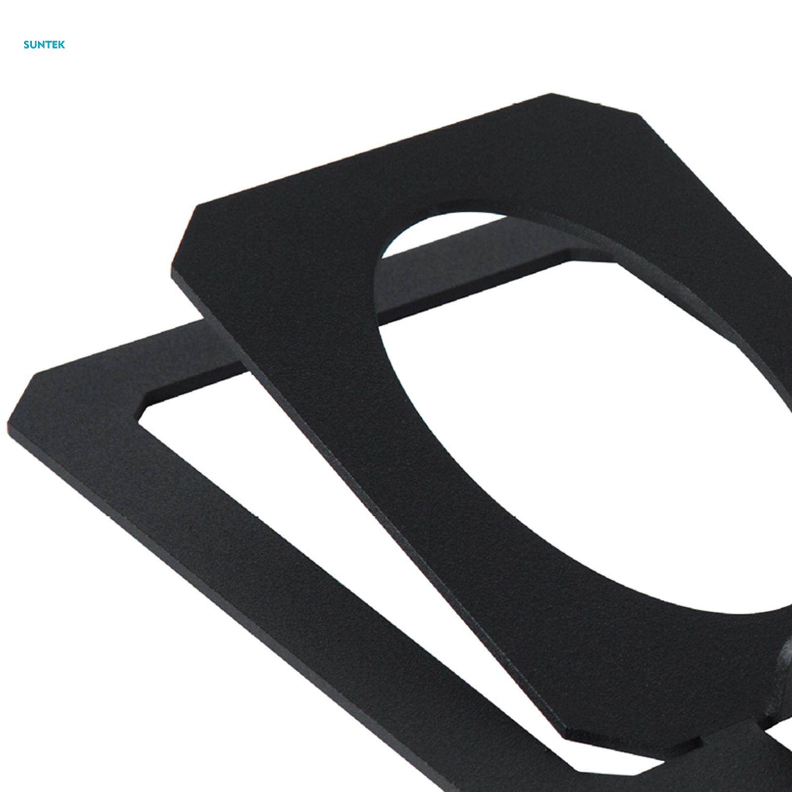 Desktop Speaker Holder Studio Monitor Stand Tilted Bracket Shock Absorbing Metal Non Slip Holder Rack Tabletop Stand for Computer Equipment. 