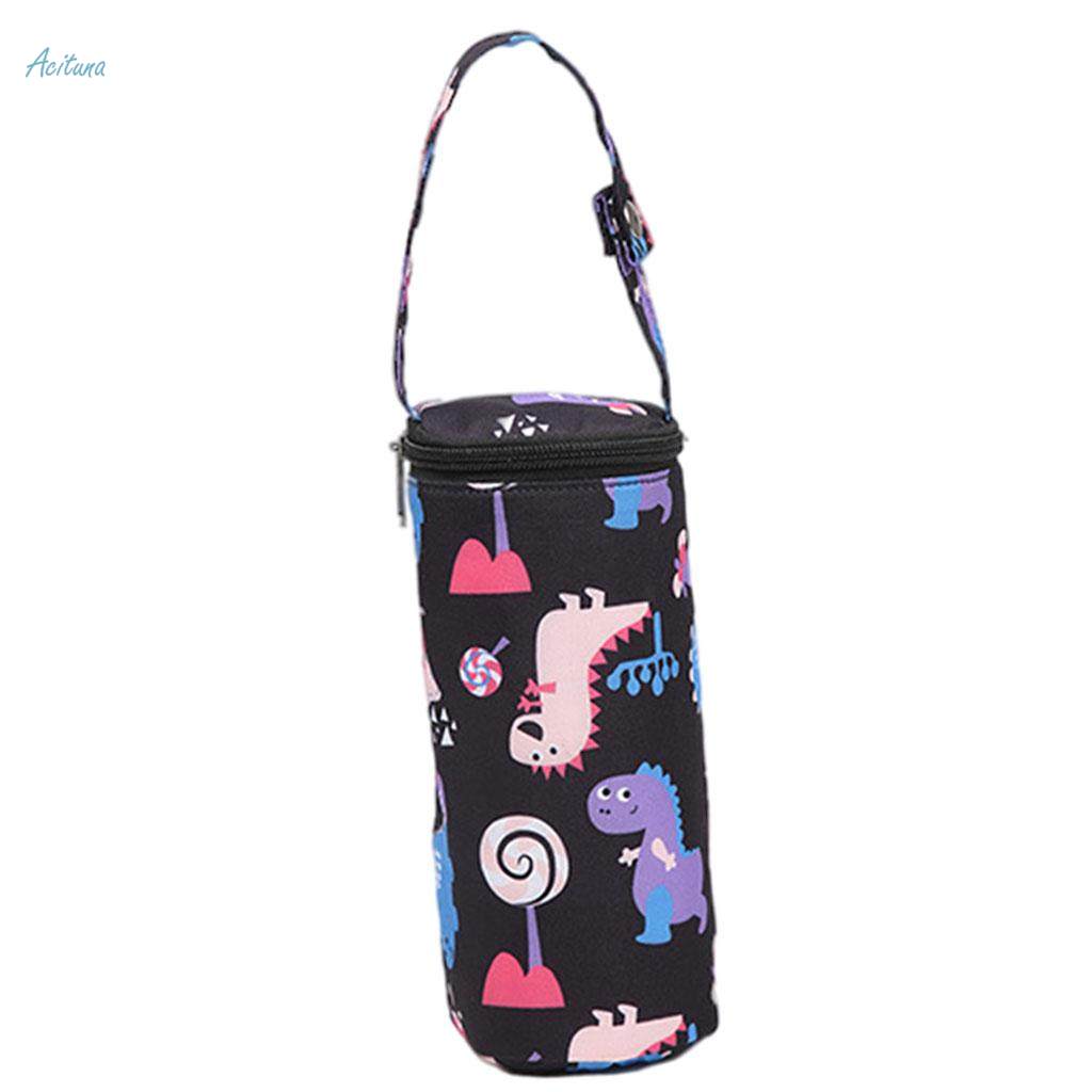 2 x Portable Insulated Baby Bottle Bag Reusable for Daycare Travel Carrier. 