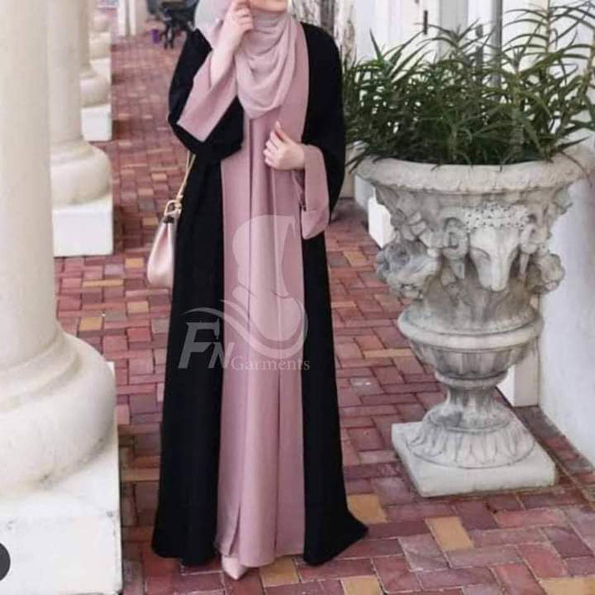 Exclusive Collection Adjust Koti Borka For Muslim//Without Hijab Dubai Cherry Fabrics Borka For Women - Borka For Women