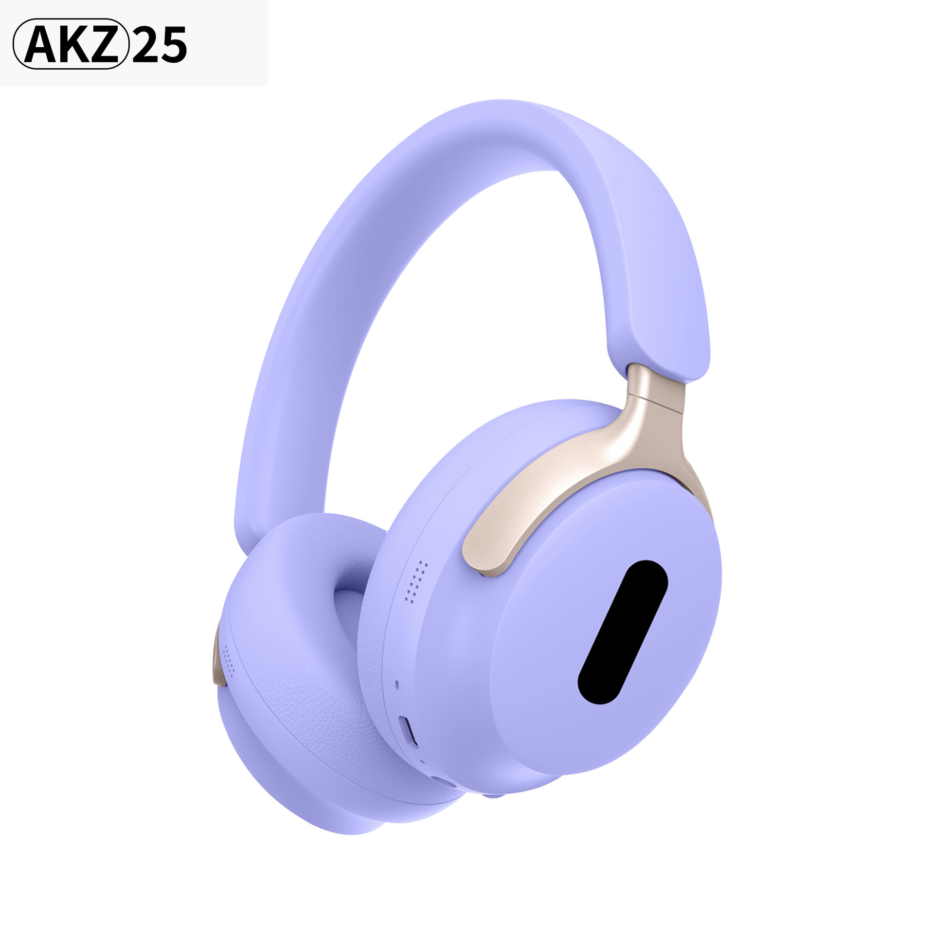 New cross-border headset wireless bluetooth headset Macaron color headset AKZ-25 card FM 2024. 