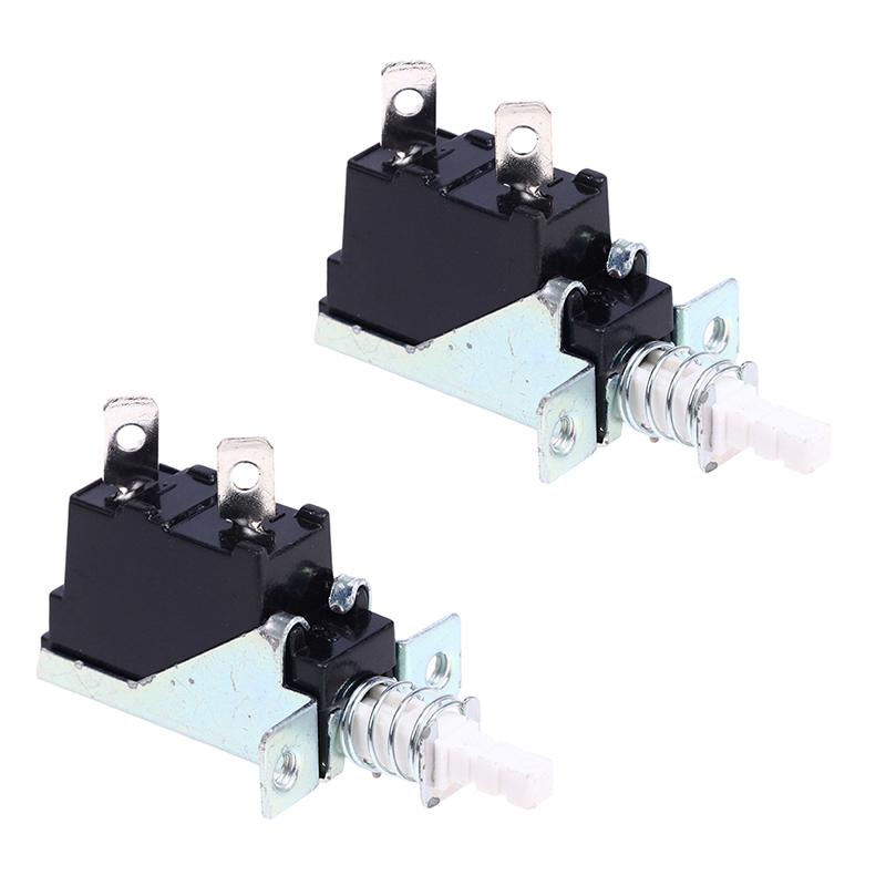 2Pcs 10A 250V AC SPST 2 Pins Push Button Power Switch KDC-A04-1 Since The Lock For High Current Electric Heater Hot Fan Disinfection Cabinet A04-1-20T Demoo. 