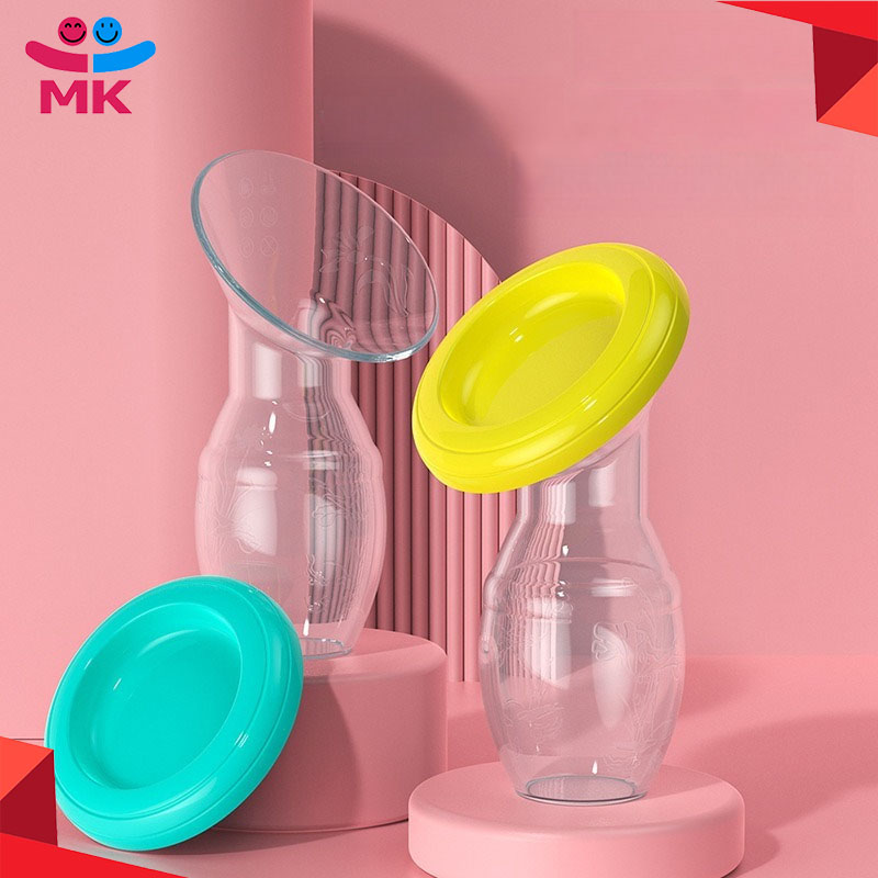 Portable Silicone Manual Breast Pump Baby Breastfeeding Bottle Strong Suction Breastmilk Collector for Female Mom Women