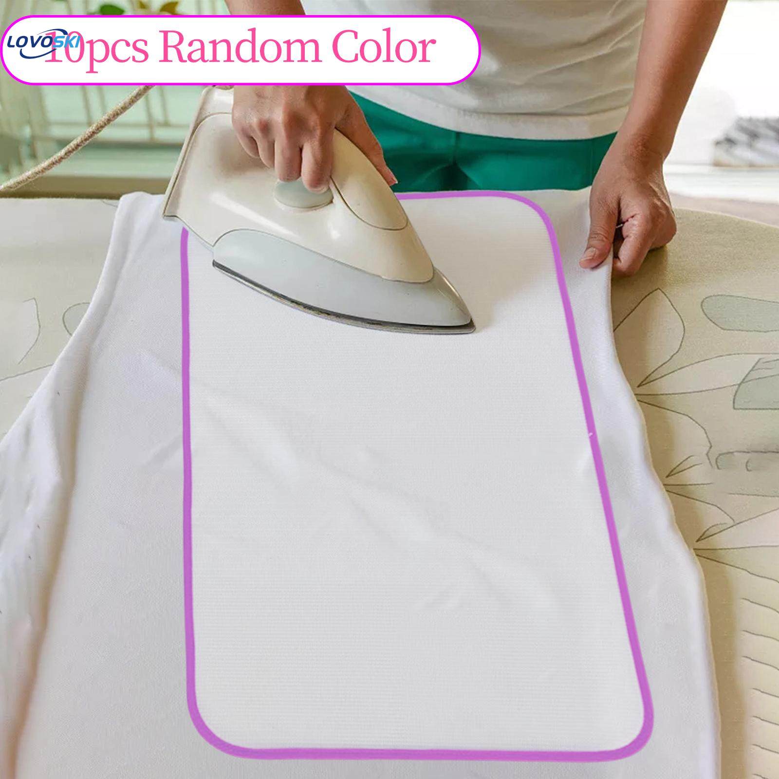 10 Pieces Heat Resistant Ironing Mesh Sheet Pressing Pad Household Net 40cmx60cm. 