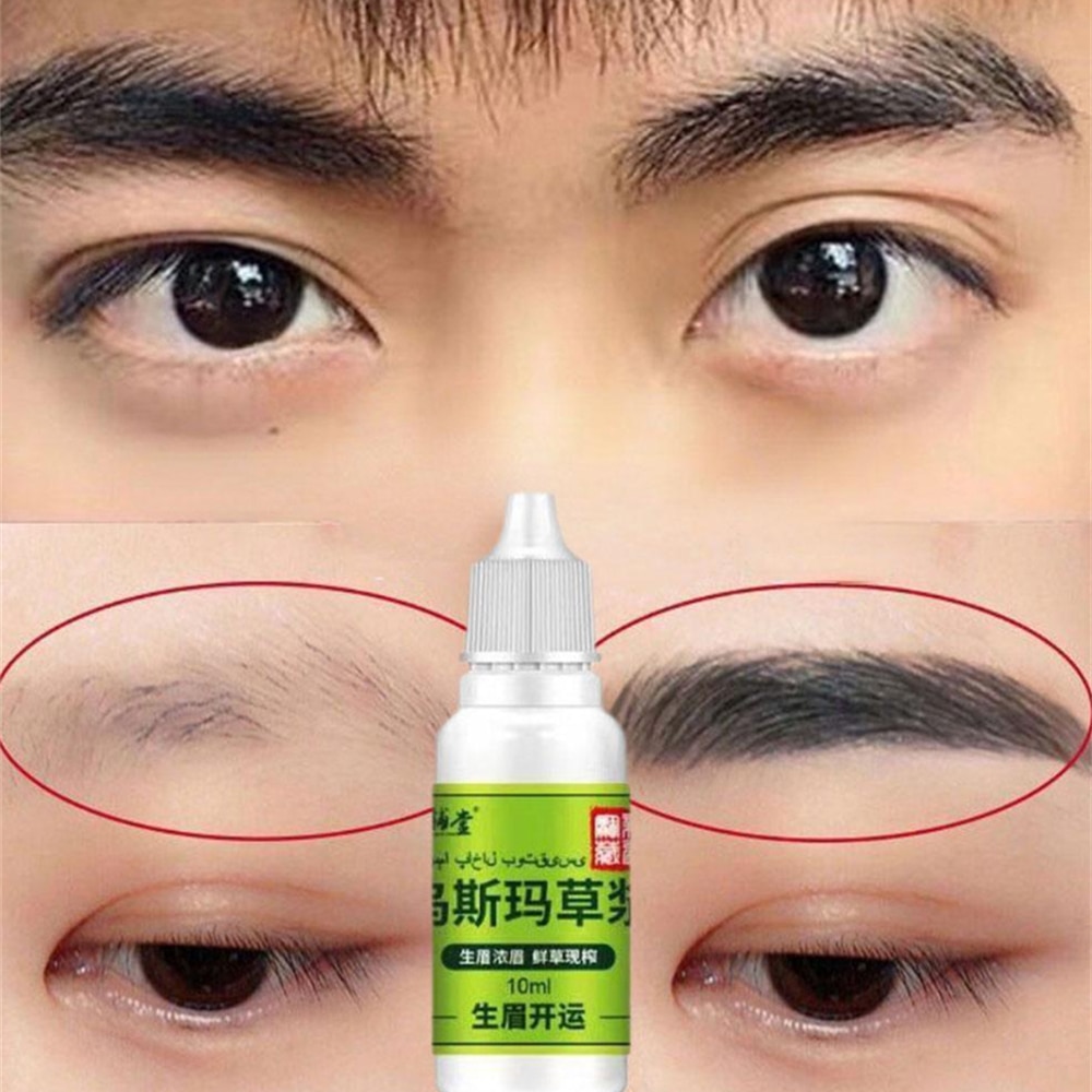Usma Grass Hair Care Cilia Growth Nourishing Liquid Extract Essences For Eyebrows Eyelashes Hairline Eyebrow Growth 10ml. 