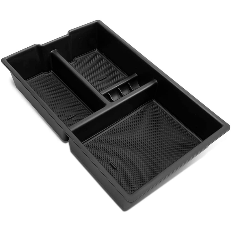 Car Center Console Organizer Tray for Dodge RAM1500 2009-2018 Armrest Secondary Storage Box Container
