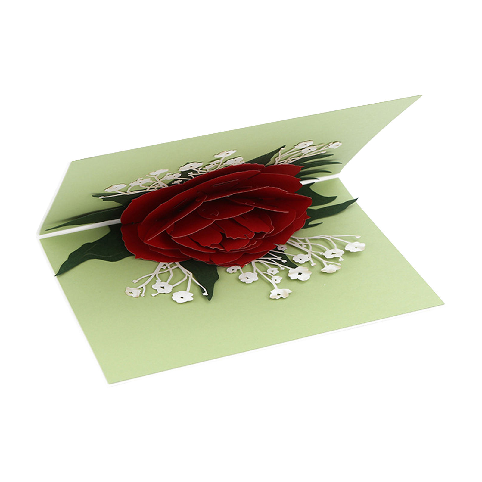 Greeting Card Nice-looking istic Flower Festival Card. 