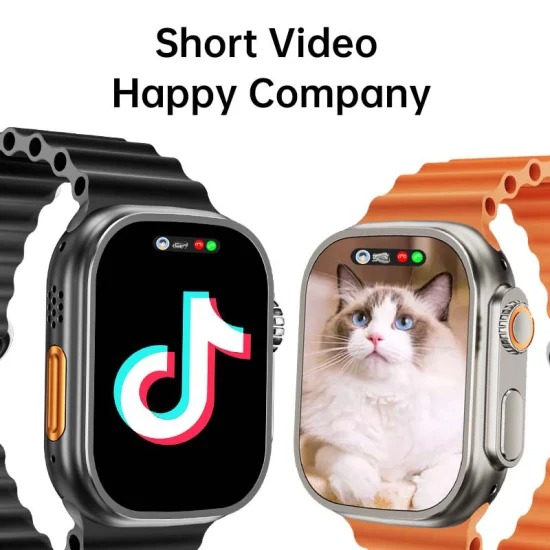 Ws9 Ultra  Android Smartwatch SIM Card WiFi Support with Retractable Rotating Camera Smart Watch. 
