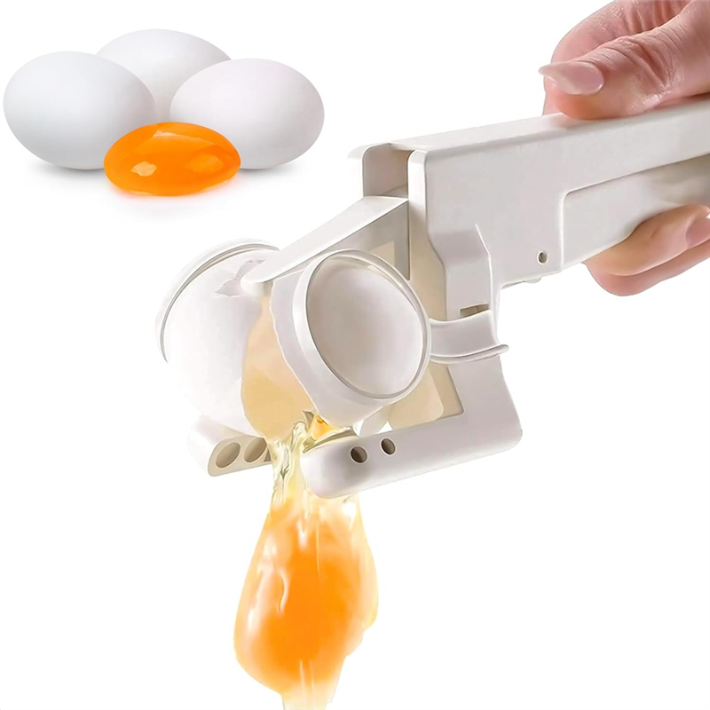 Egg Shell Cracker Handheld Plastic Egg Breaker Egg Opener Kitchen Gadget Tool 4PCS. 