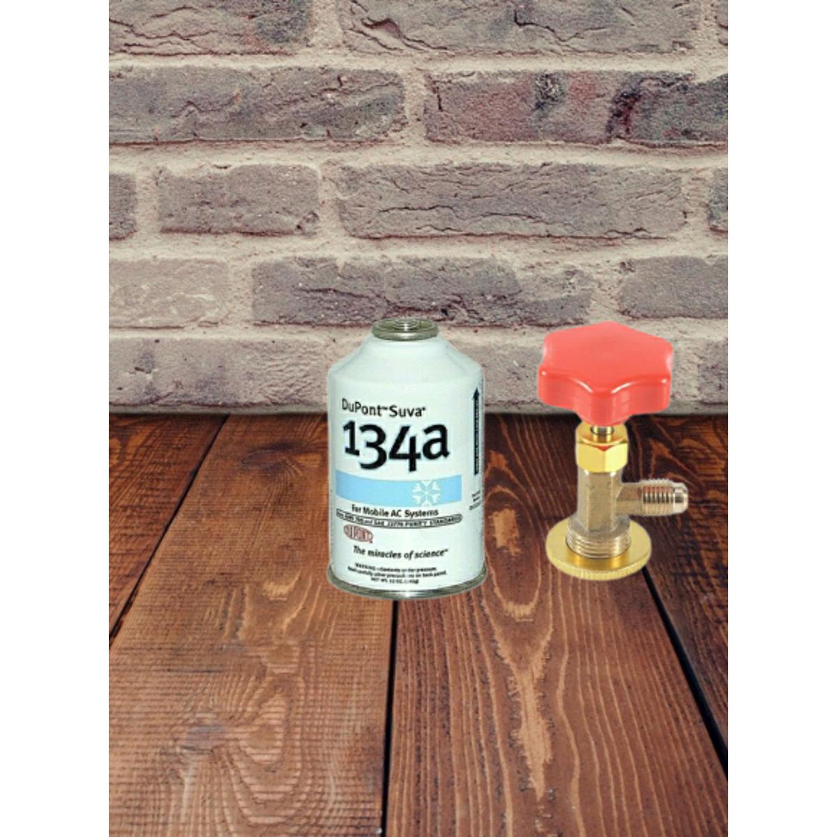 Dupont Suva R-134A Automotive A/C Air Conditioning Rrfrigerant With Can Valve