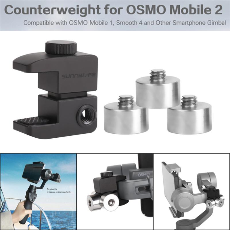 Universal Phone Stabilizer Gimbal Counterweight Counter Weights for OSMO Mobile 2. 