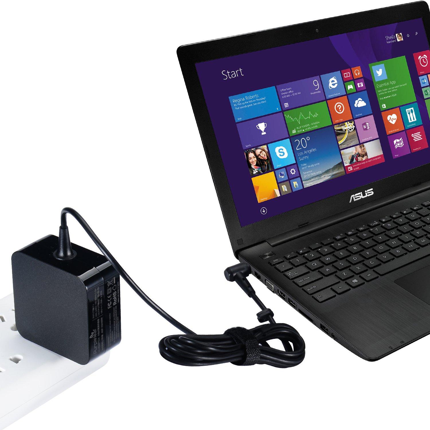 Laptop Power Supply 45W Notebook Charger / Adapter for Asus UX330 UX330U UX360 UX360C. 