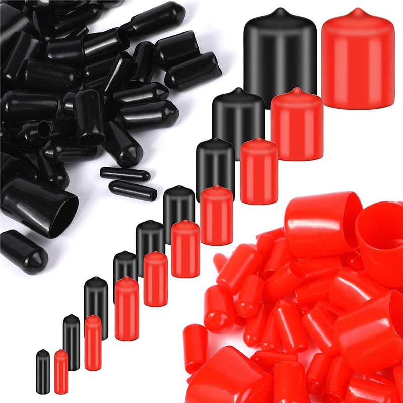 200 Pieces Rubber End Caps Flexible Screw Cap Covers Plastic Screw Caps In 9 Size