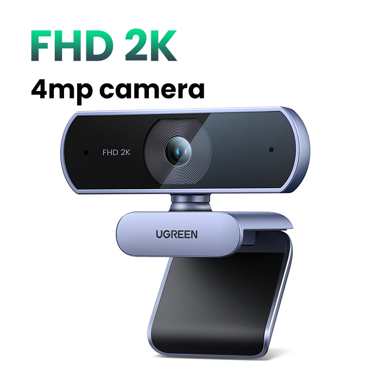 UGREEN USB Webcam 2K HD Mini Webcam For Laptop Computer Web Camera Dual Microphones for Youtube Zoom Video Calling 30fps web cam. 