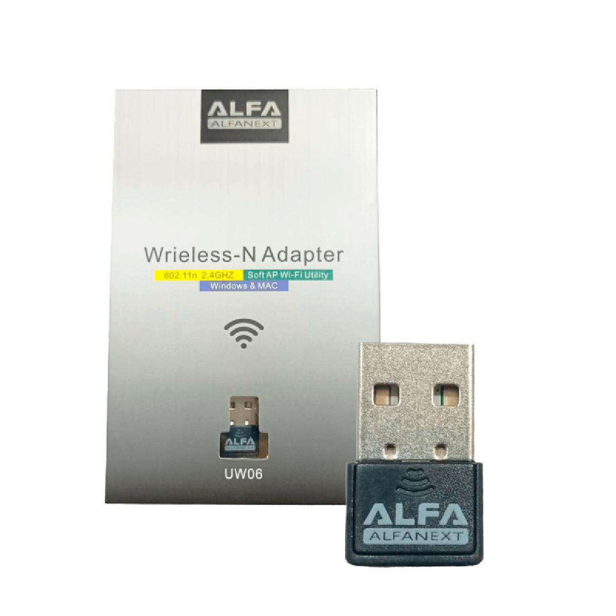 ALFA ALFANEXT USB Wireless-N Adapter Mini WIFI Card Lan 802.11n for Window MAC