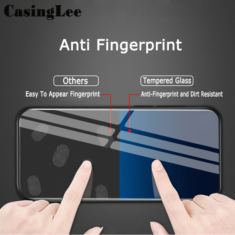Casinglee For Samsung Galaxy M51 case Glass Phone Case Full Protection Tempered Glass Protetor Back case for Samsung M51 case cover. 