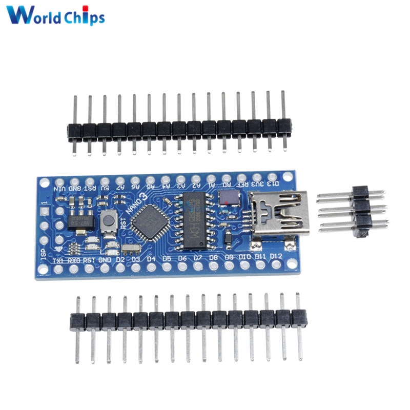 【happy one】ATmega168 CH340 CH340G Nano V3.0 3.0 Mini UART Board 16Mhz 3.3V 5V Micro Module For Arduino. 
