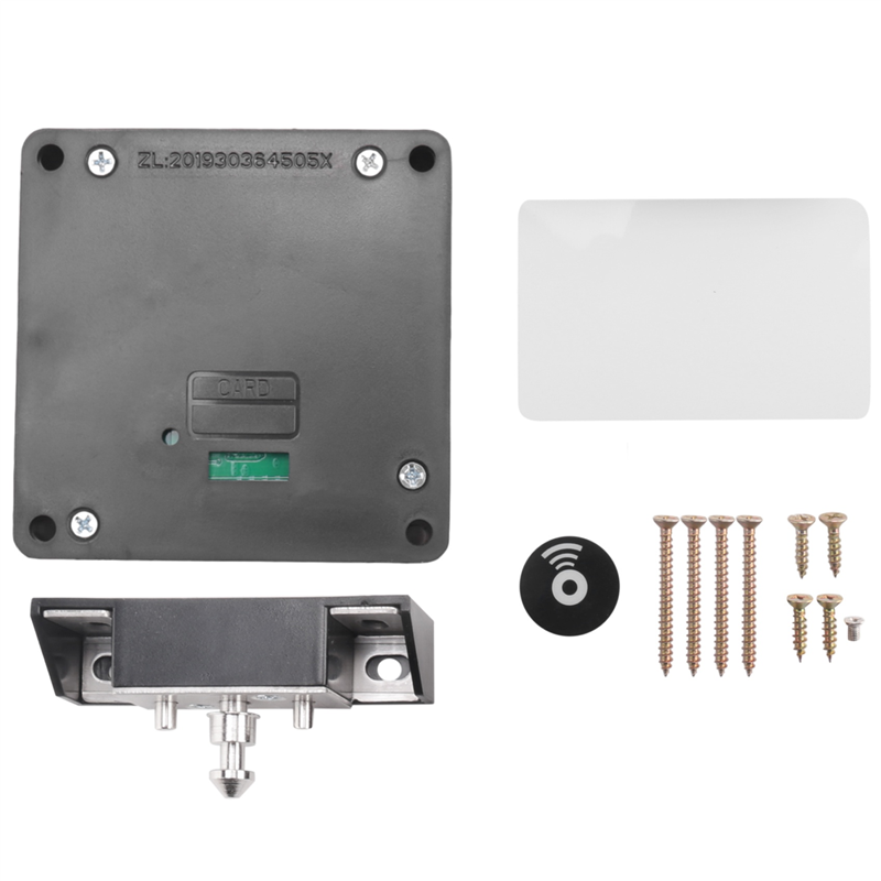 Smart Wood Door Lock Keyless Invisible Electronic Lock IC Card TTlock App Unlock Cabinet Locker Furniture Drawer Lock Durable Easy Install Easy to Use
