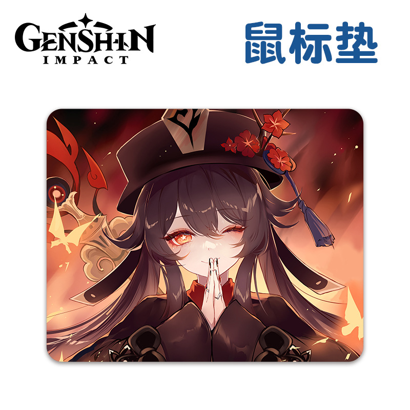 XL Genshin Impact Mousepad Anime Computer Keyboard Mat Cartoon Ganyu Klee Keqing Mouse Pads Gifts LX. 