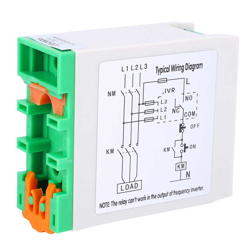 440VAC Over Under Voltage Failure Phase Sequence Protector 3Phase Power Supply. 