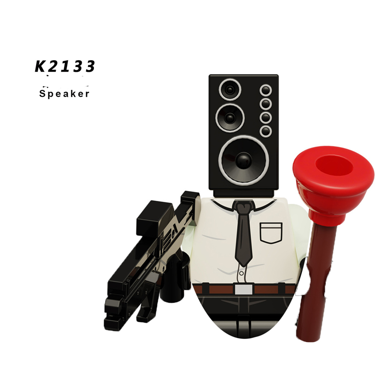 New Toilet Man Series Super Titan TV Man Sound Man Monitor Man puzzle puzzle block children's toys mini action figure Ruiqir Super Store. 
