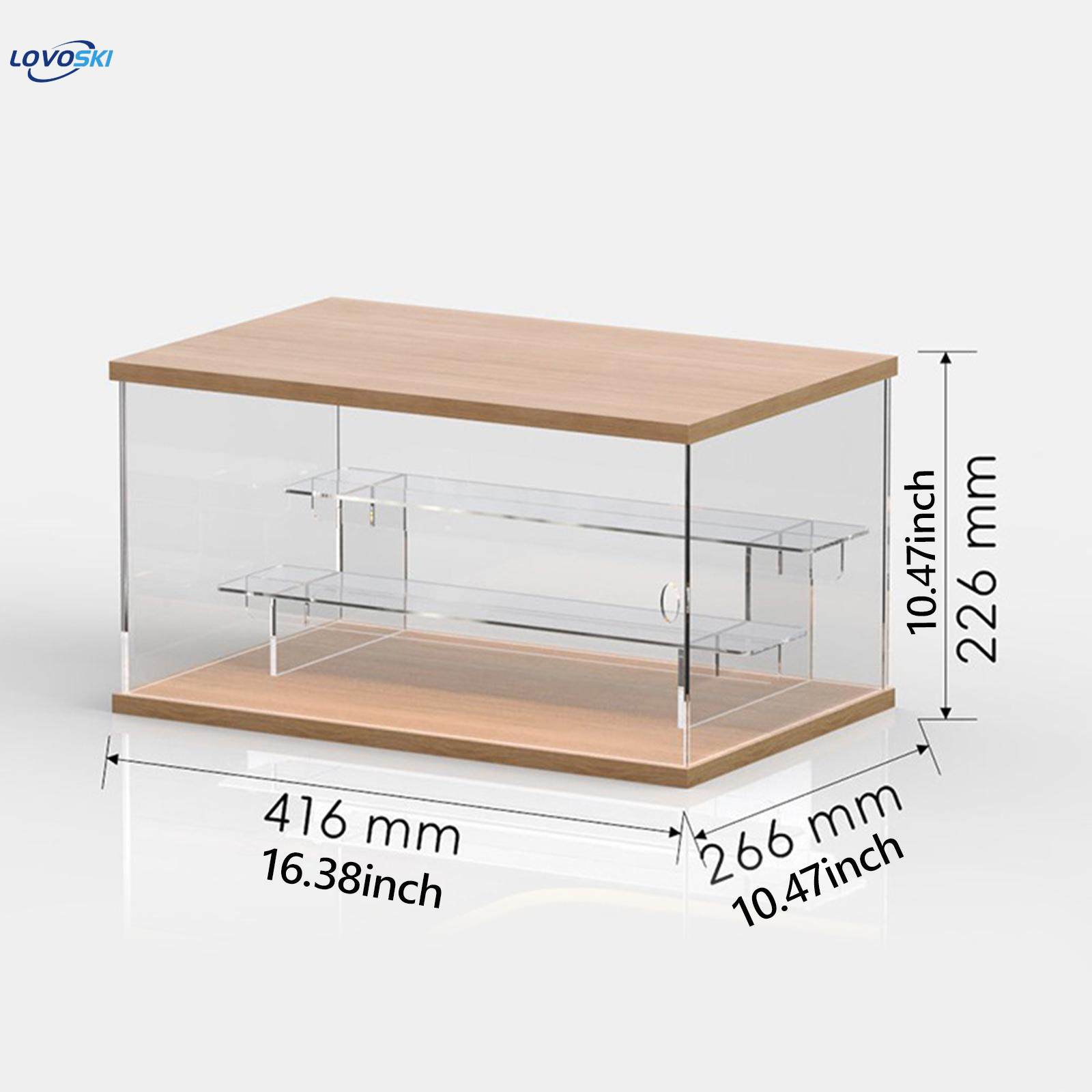 1/64 Scale Diecast Model Car Display Case Storage,1/64 Scale Model Shelf 16x10x8.9in 3Tiers. 