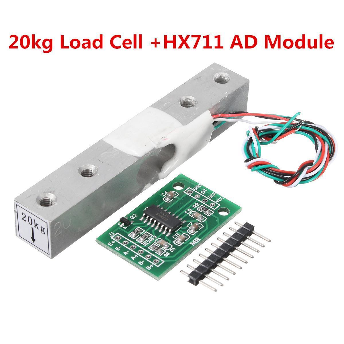 20KG Scale Load Cell Weighing Sensor + HX711 Weighing Sensors AD Module