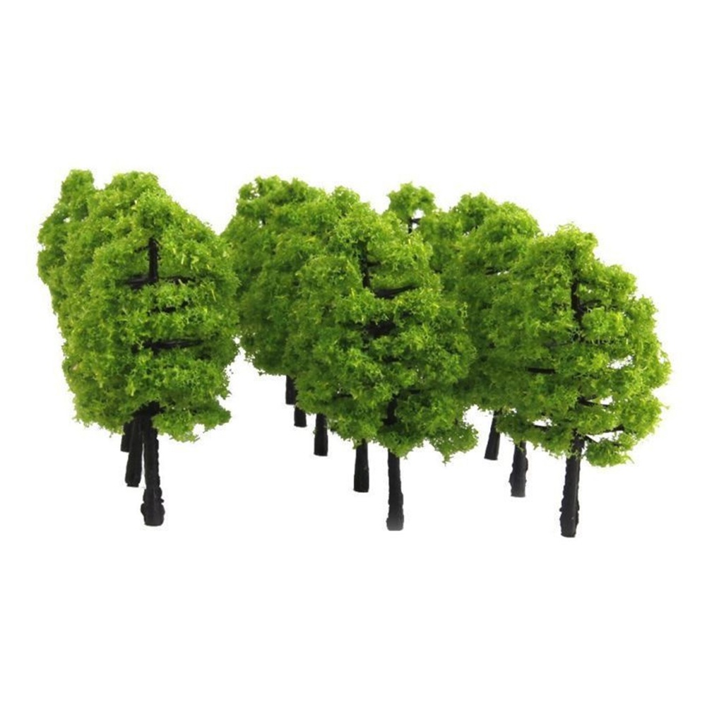 NovaNest 10pcs 5cm Train Railroad Model Trees Scale Tree Park Scenery Landscape Gifts Scenario trees. 