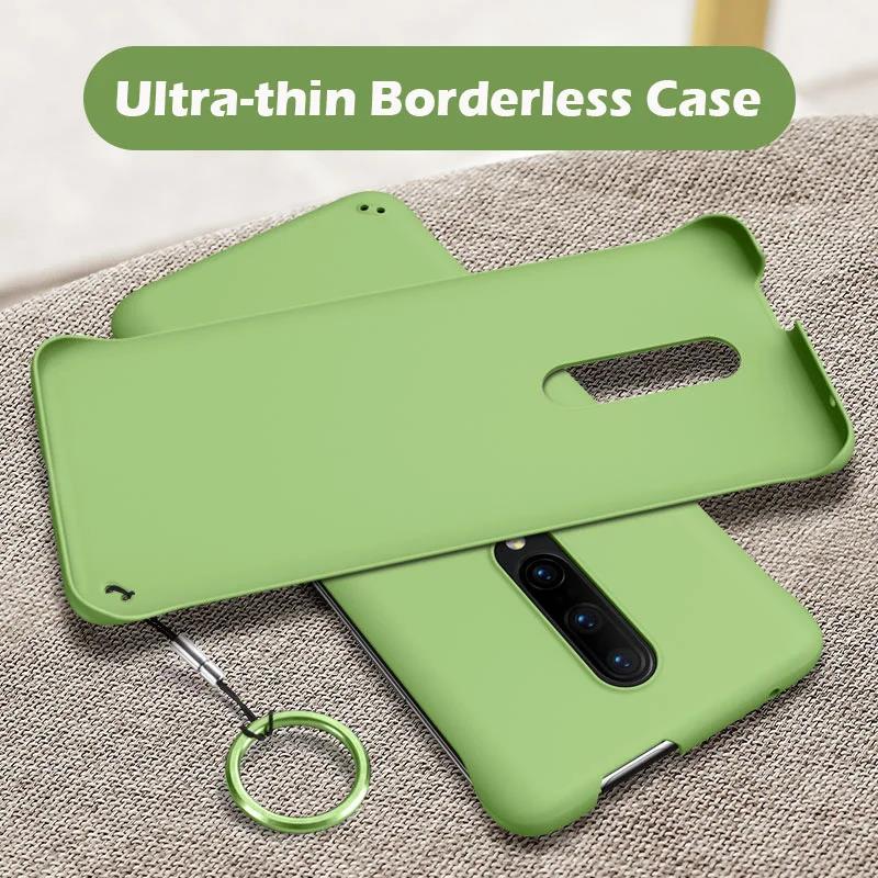 Slim Frameless Phone Case For OnePlus 11 10 9 9R 8 8T 7T 7 Pro Ultra Thin Candy Color Matte Hard Plastic Back Cover. 