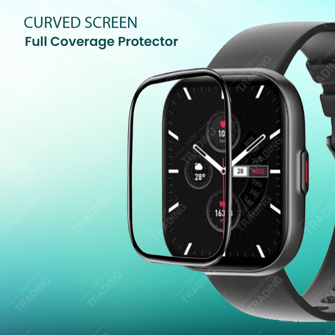 Colmi P68 Smart Watch Full Coverage Plastic Screen Protector. 