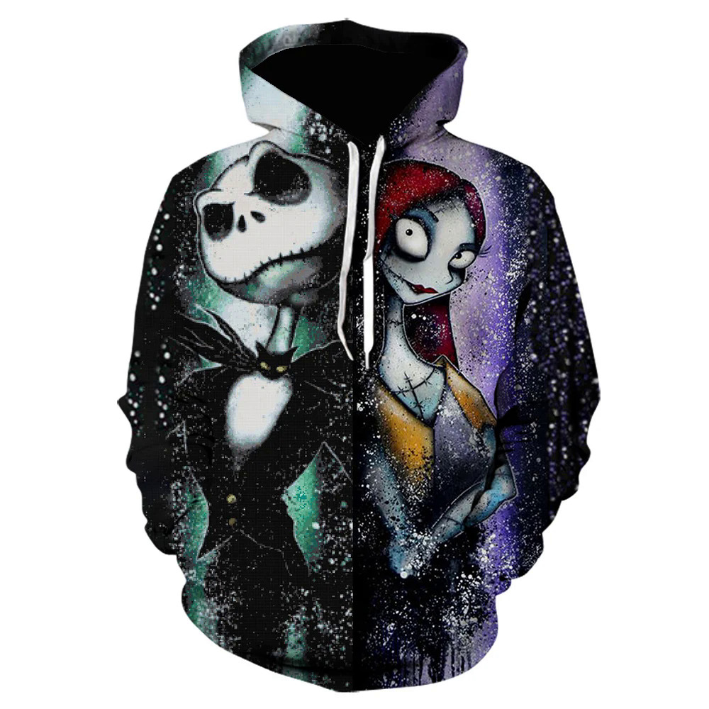 Halloween Hip Hop Hoodie Savage Gift Before Christmas Nightmare 3D Printed Men Casual Clothing America Mantle Gym Streetwear. 