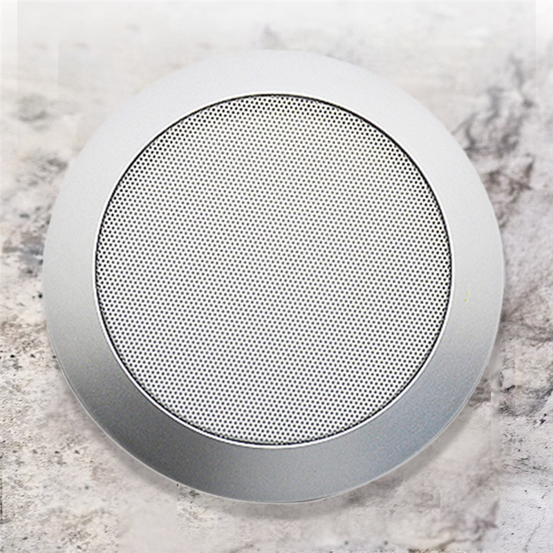 2X Ceiling Speaker Grille, 4-Inch Ceiling Embedded Audio Speaker Grille(Silver). 