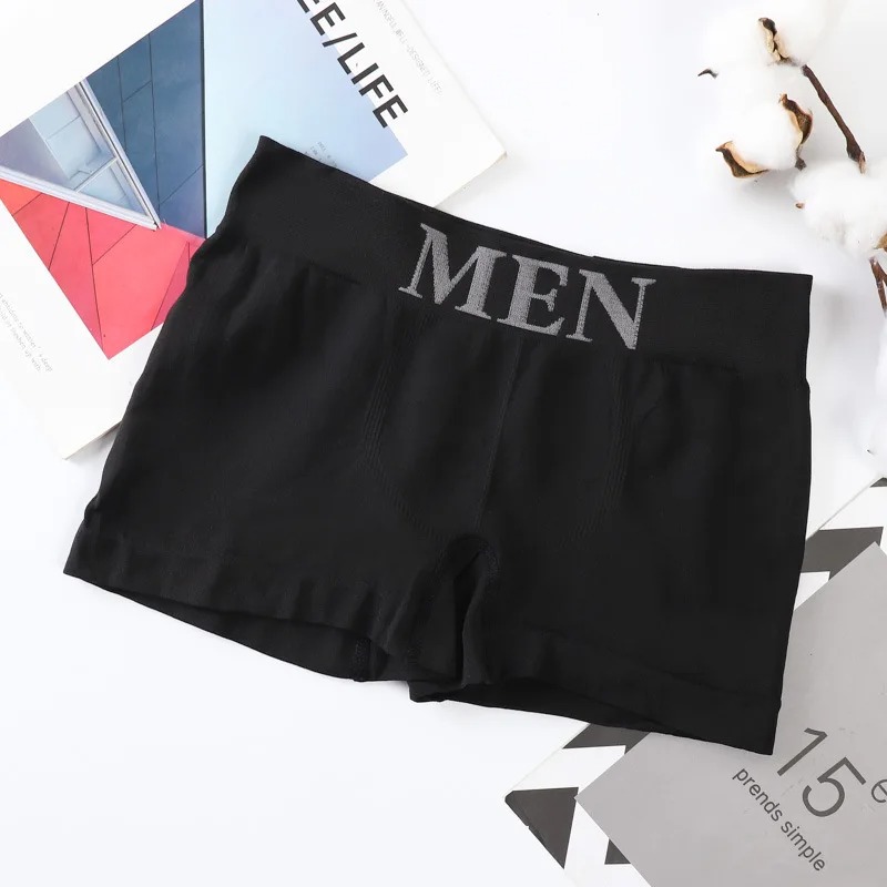 CD HOME Men's underwear, men's boxer shorts, woven fabric, free size, waist 28-40 inches, for Thai male teenagers