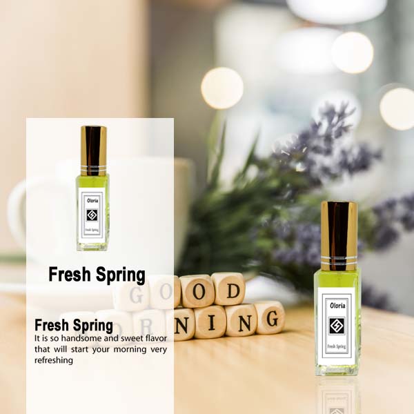 "Fresh Spring Perfume Attar - 6ml of Invigorating Essence - Alcohol-Free Fragrance ". 