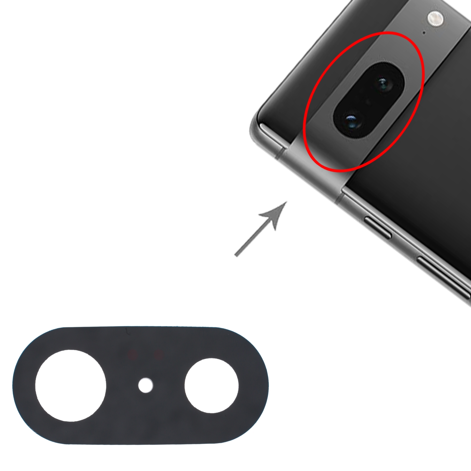 For Google Pixel 7 Back Camera Lens. 