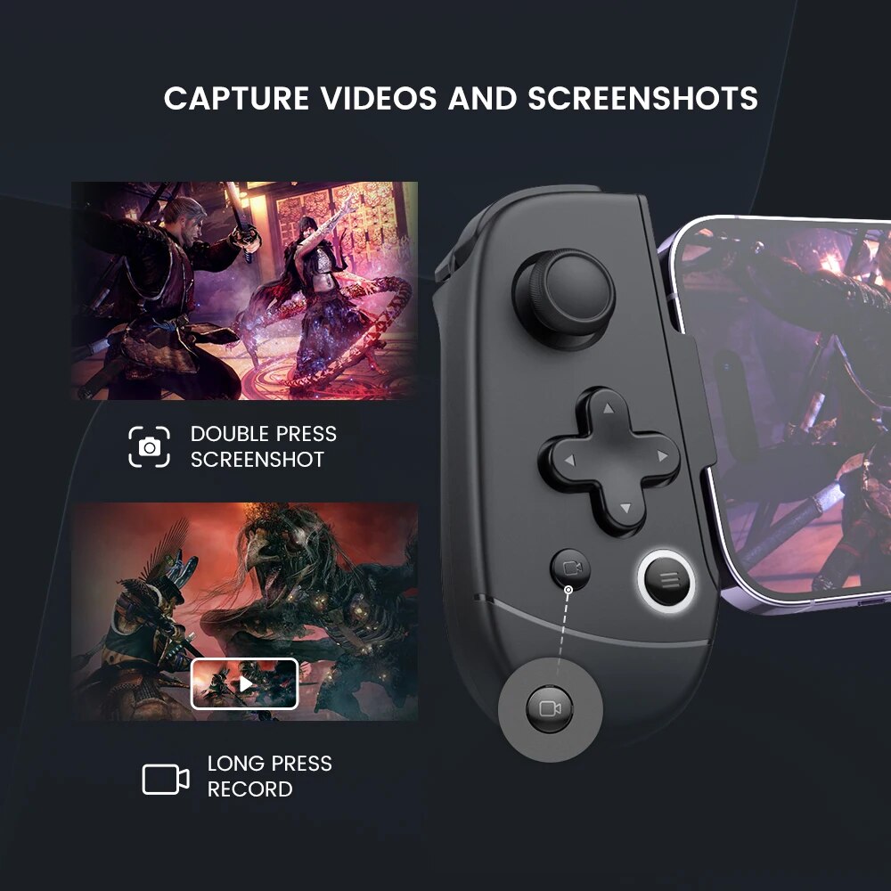 LEADJOY M1B Mobile Phone Gamepad Gaming Controller for Apple iPhone Cloud Gaming Xbox Game Pass, STADIA, XCloud, GeForce Now. 