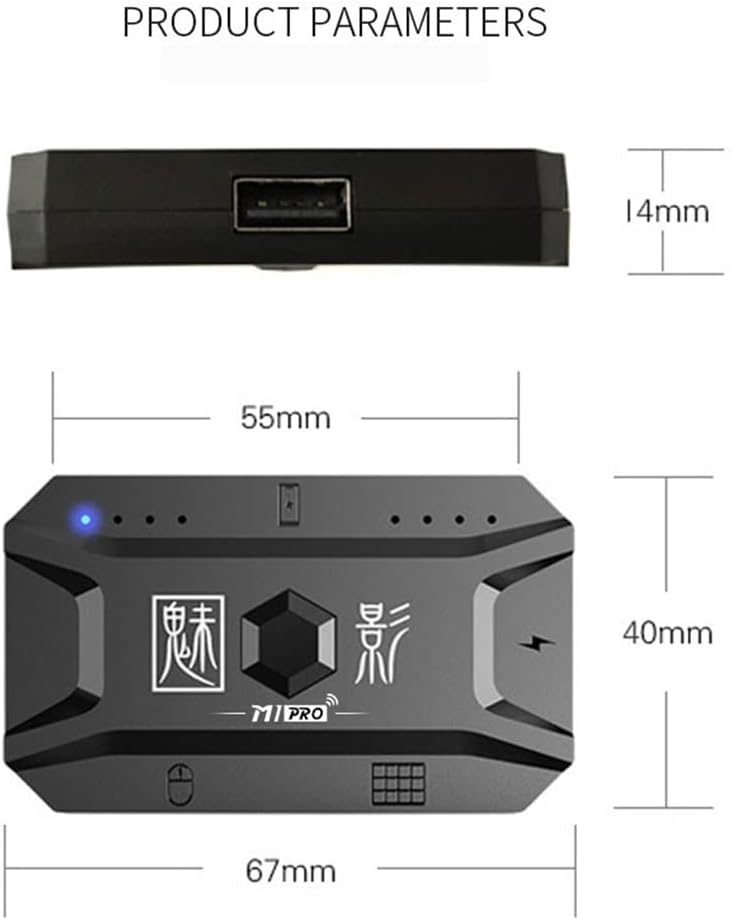 KOKKO M1pro / MIX SE PLUS  Mobile Controller Gaming Keyboard Mouse Converter Pubg Mobile Controller Gamepad 5.0 Adapter. 