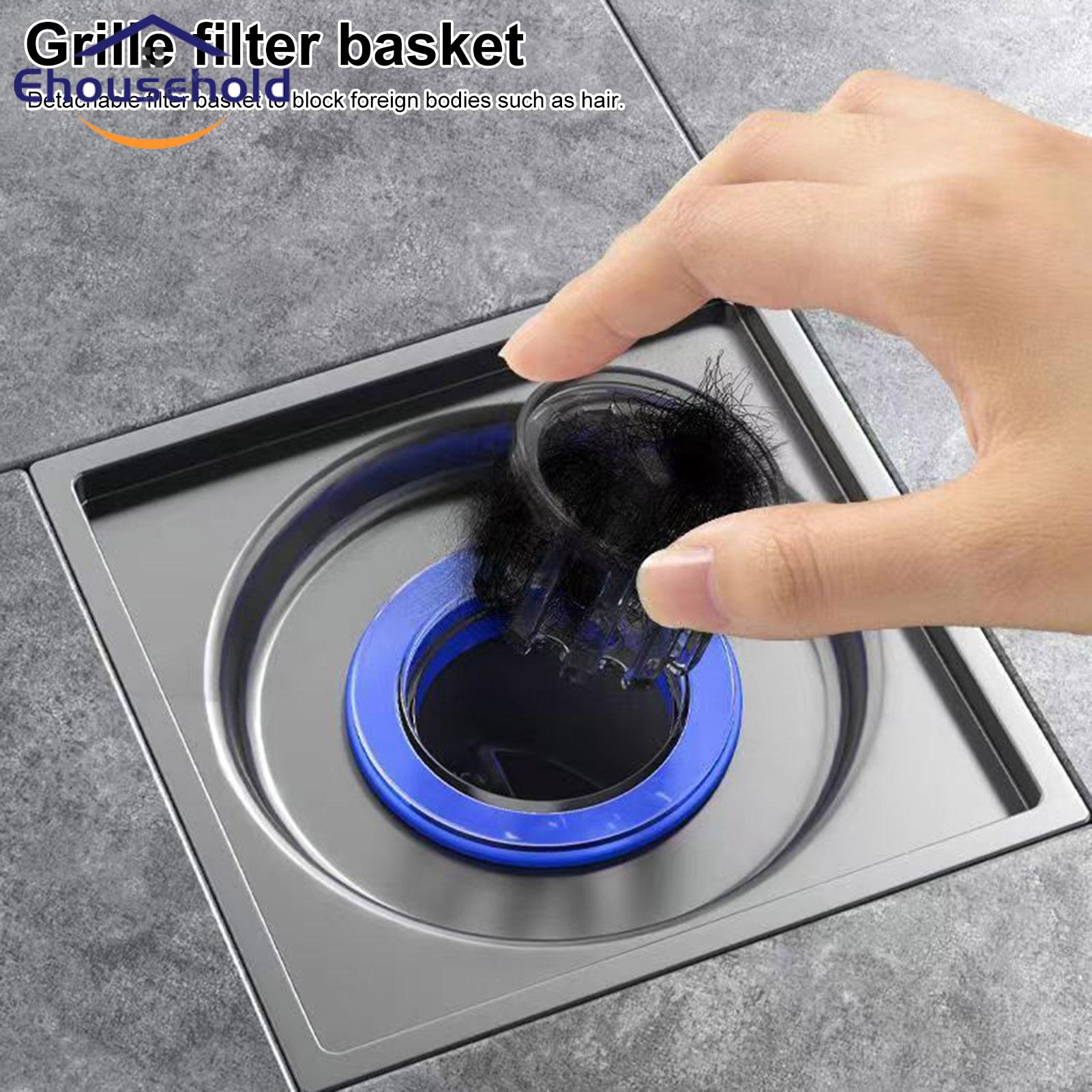 Anti-return Water Floor Drain Anti-overflow Floor Drain Valve for Odor Control Easy Install Bathroom Drain Cover Backflow Prevention No Tools Required Floor Drain. 