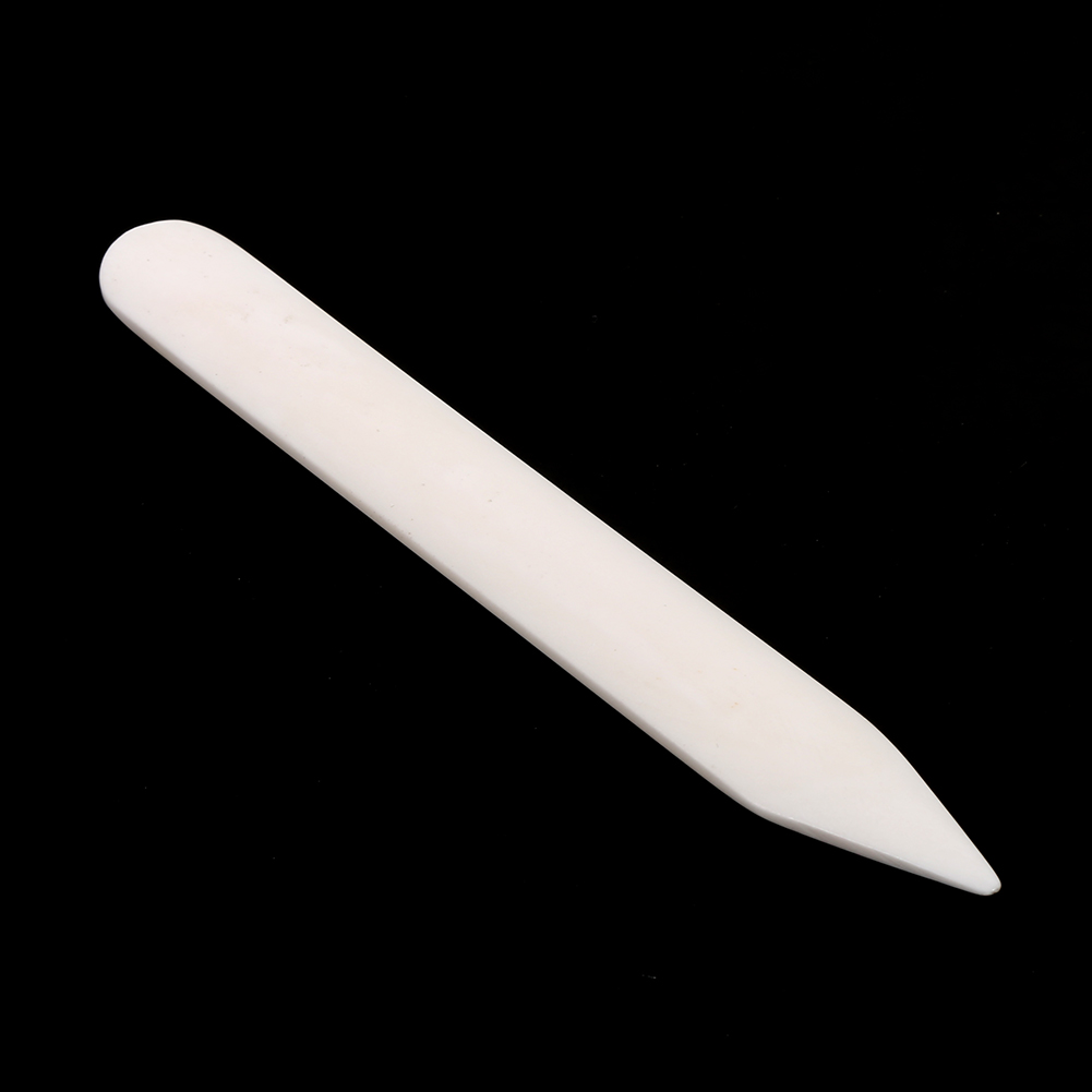 Natural Bone Folder Creaser Scoring Folding Creasing Paper Leather Craft 6". 