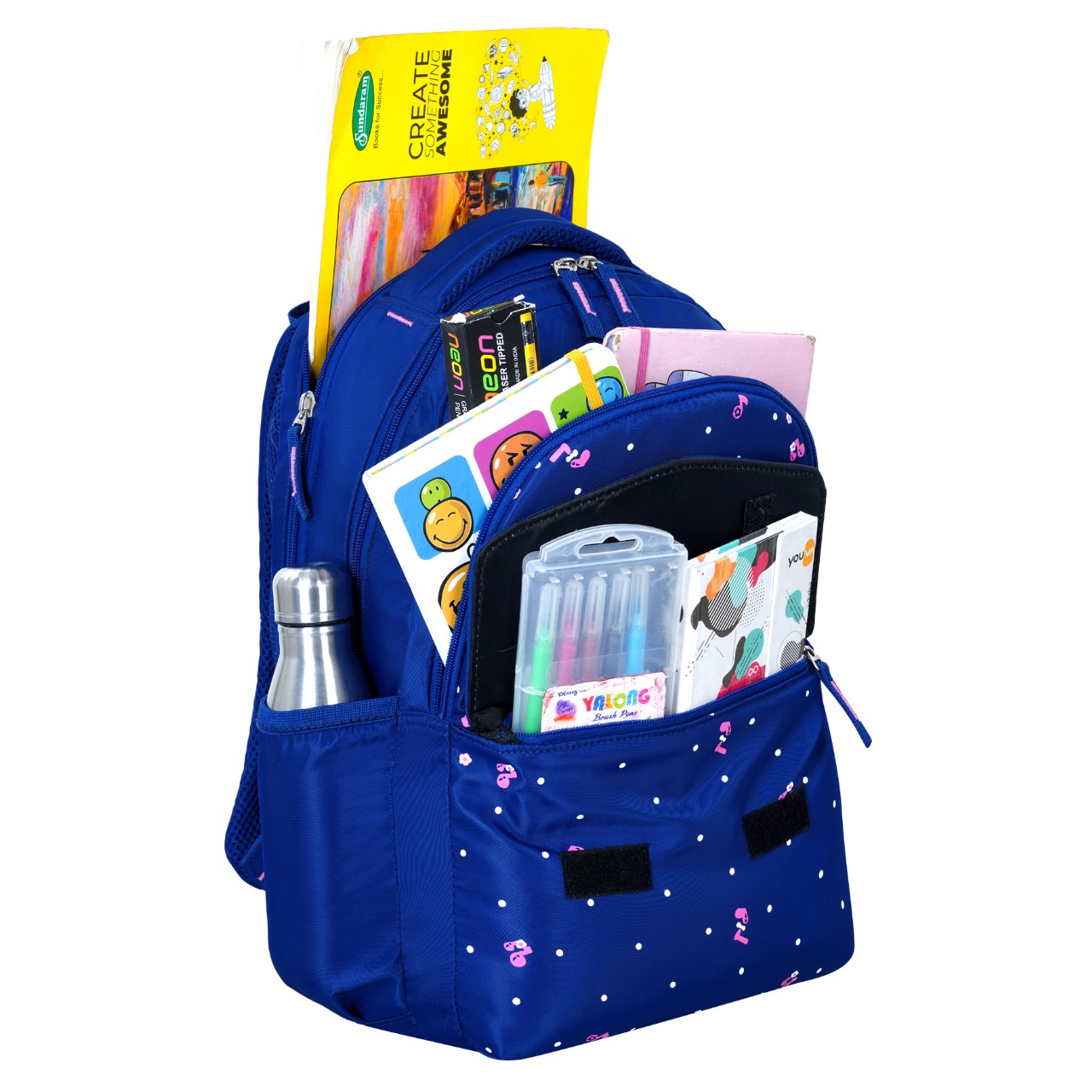 Espiral CLINTON Fashionable Cute Stitch Backpack for Teenager School Bag Baby Cartoon Backpack Boys Girls Stitch Laptop Travel Bags (Hight 17"). 