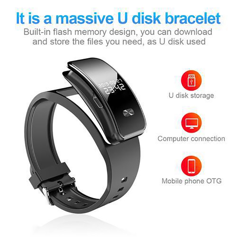 Audio Voice Activated Wrist Bracelet Recordings MP3 Player Voice Recorder  Watch 8GB HIFI for Lectures(8G): Buy Online at Best Prices in Bangladesh |  Daraz.com.bd
