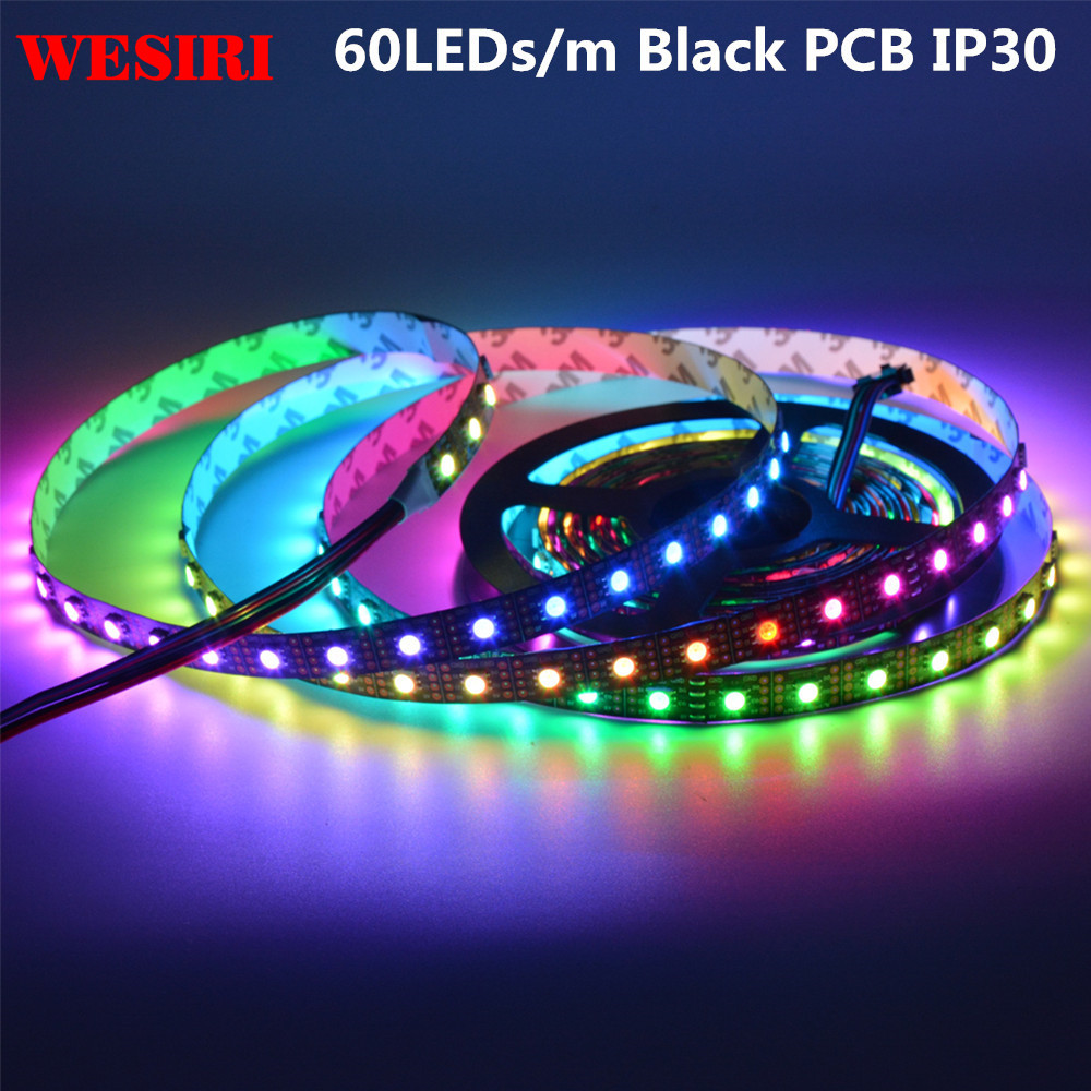 1m/5m APA102 SK9822 Smart LED Pixel Strip 30/60/72/96/144 LEDs/Pixels/m IP30/IP65/IP67 DC5V APA102C 5050 RGB LED Strip Light. 