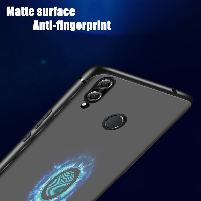 lthmy for Huawei Honor 10 Lite HRY-LX1 LX2 LX1MEB Flexible Soft Matte Black Crystal Clear Phone Case Silicone Protective Back Cover. 