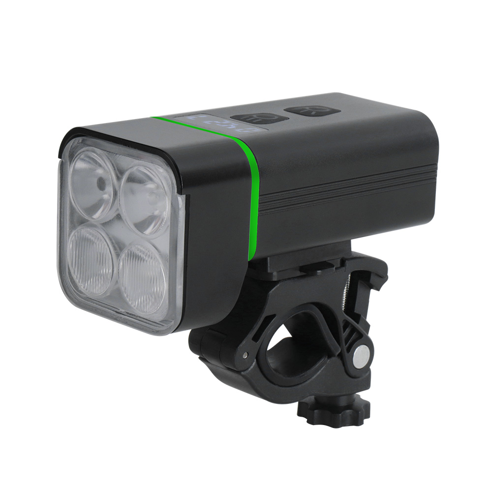 BORUiT Powerful LED Bicycle Headlight Built-in 18650 Battery Type-C Rechargeable Lamp Bike Accessories Waterproof Cycling Light. 