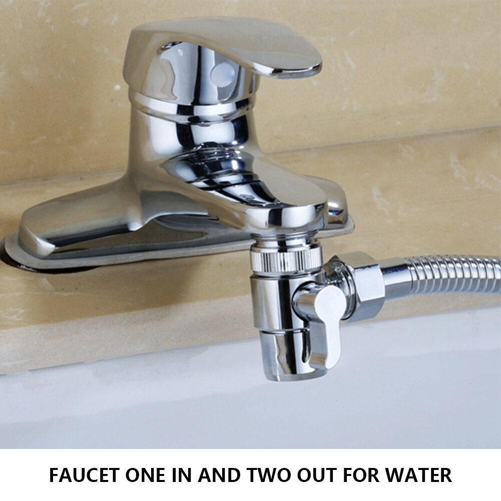 1-5pcs 3 Way Switch Faucet Adapter Kitchen Sink Splitter Diverter Valve Plastic Water Tap Connector Shower Bathroom Accessories. 