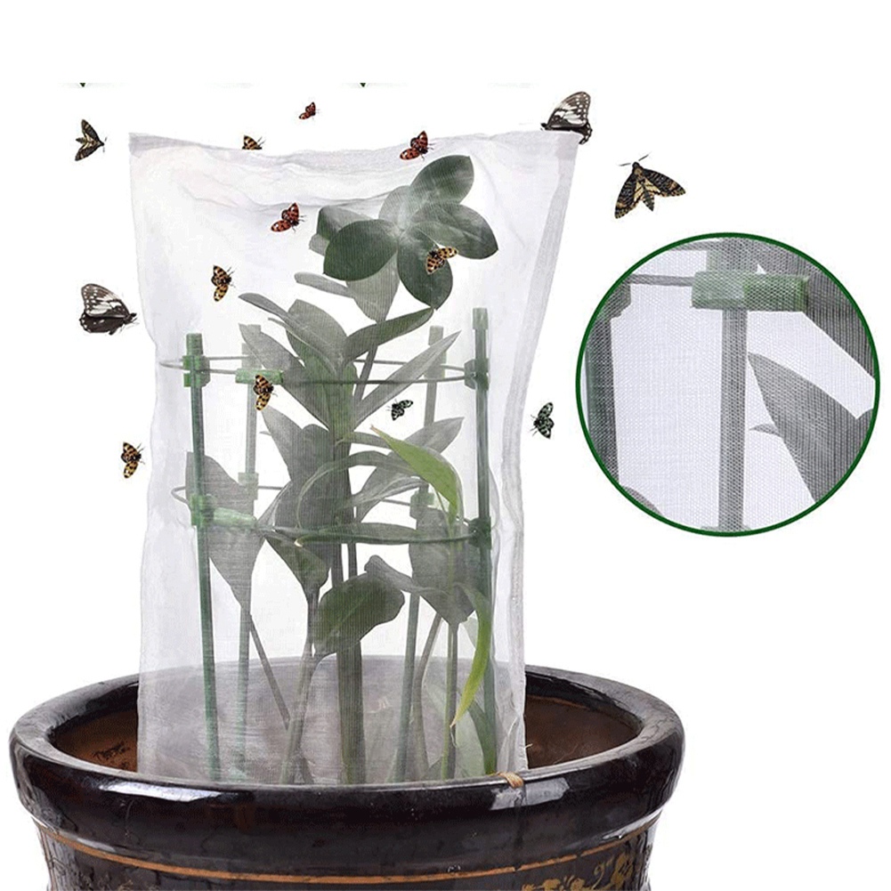 Bird Barrier Netting Mesh with Drawstring,for Protect Plant 2Pcs. 