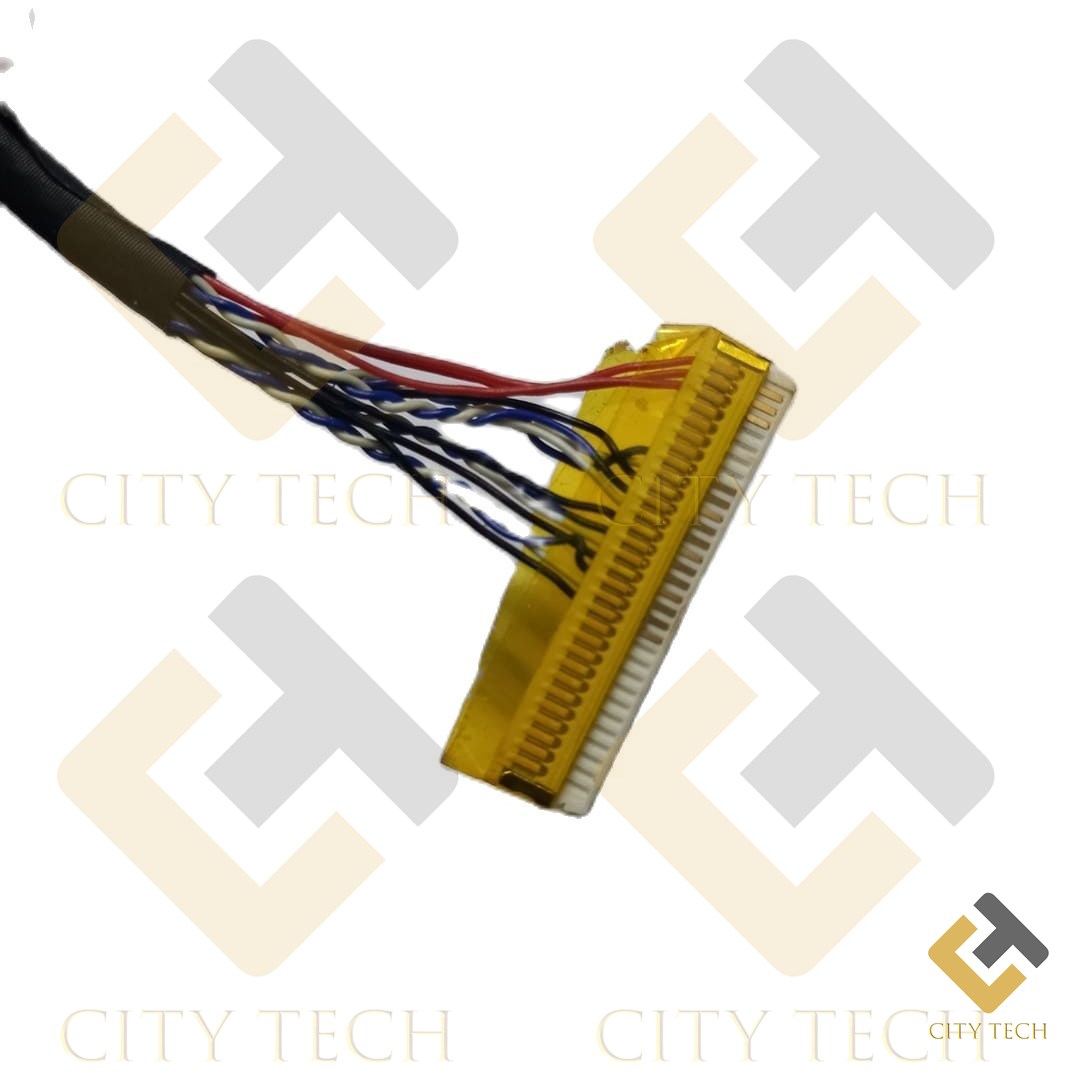 Universal FIX 30 Pin 1ch 6bit LVDS Connector Cables 26cm For LED LCD Display Panel Controller. 