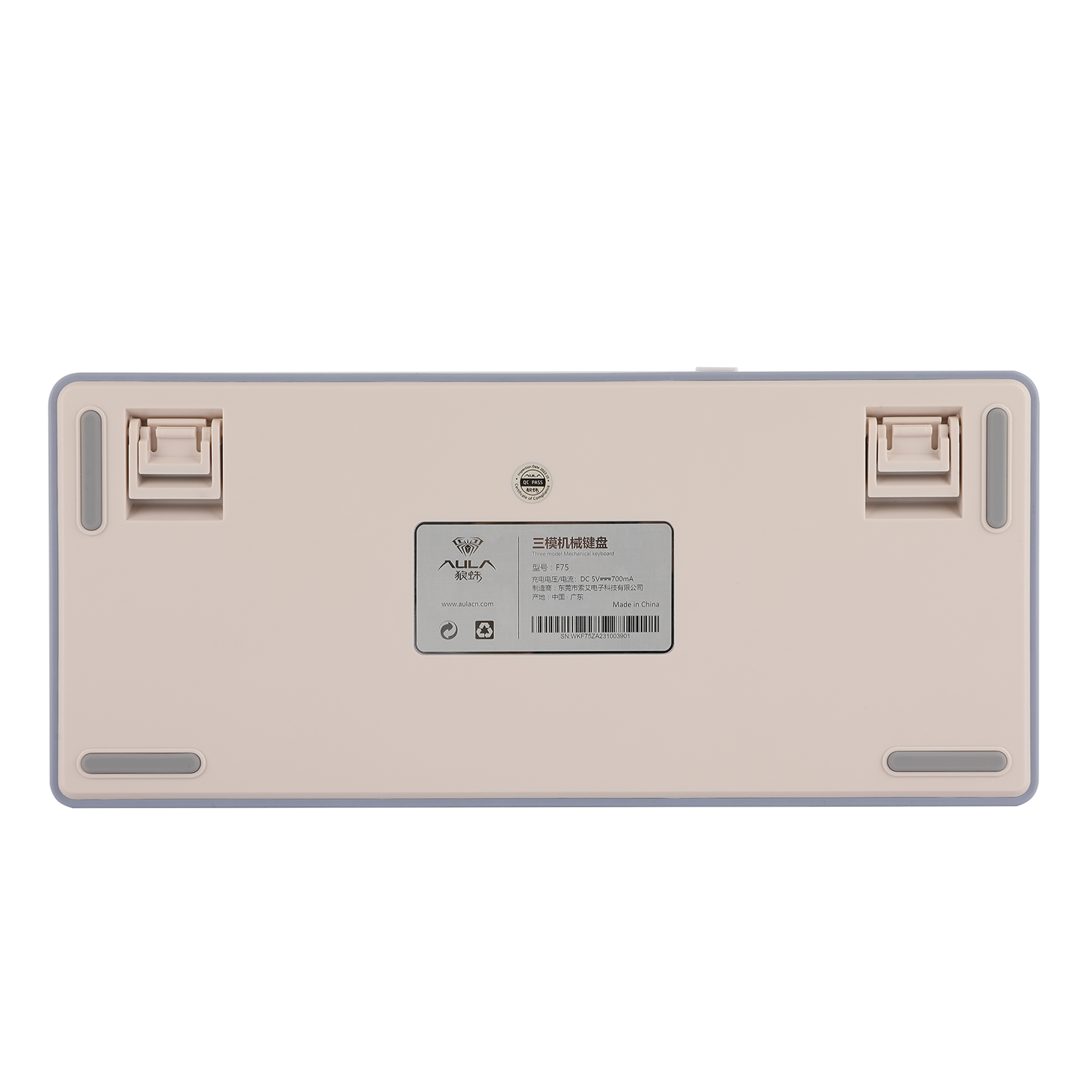 EPOMAKER x AULA F75 75% 80 Keys Hot-Swap Gasket Bluetooth 5.0/2.4G Wireless/Wired Mechanical Keyboard PBT Keycaps for Mac/Win. 