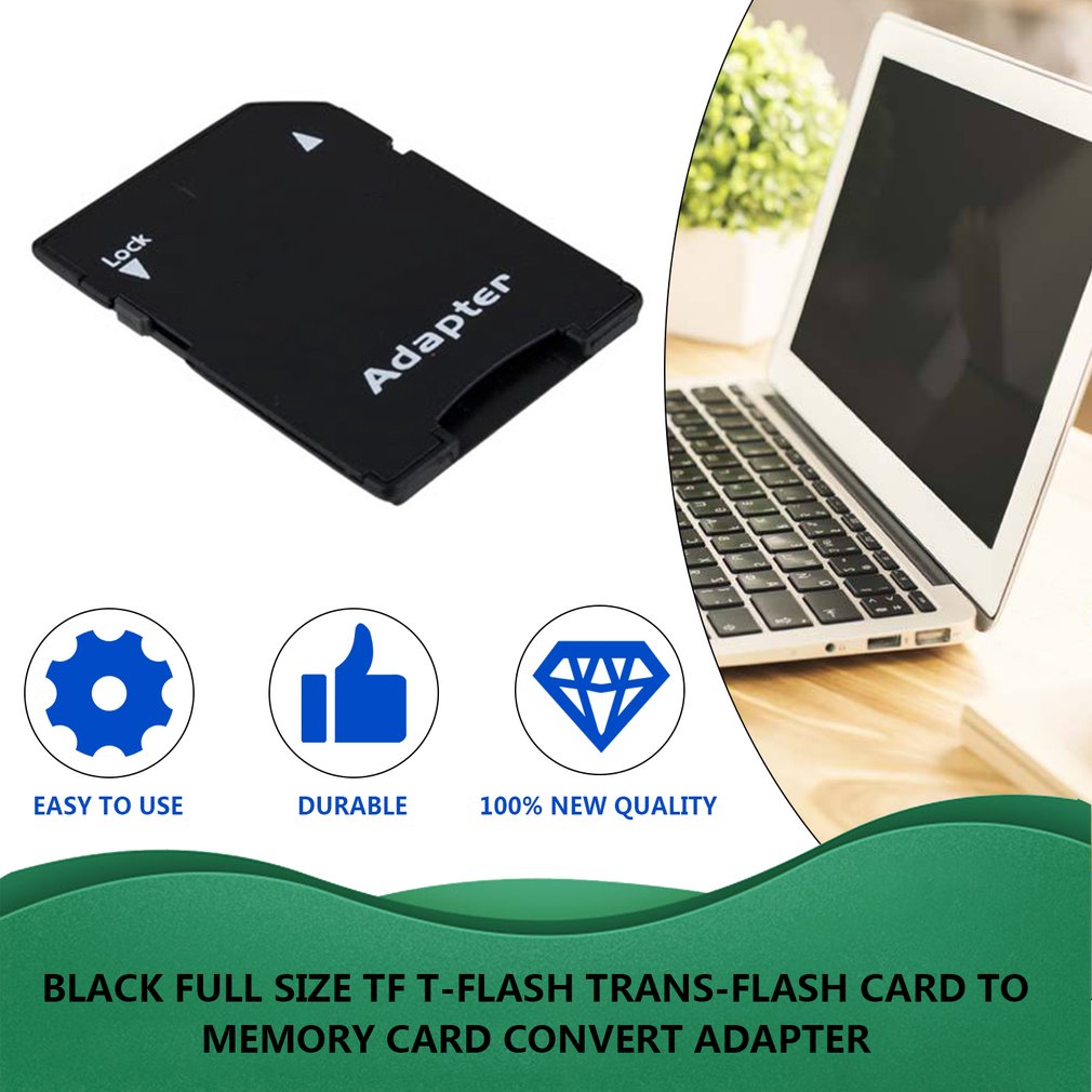 Popular Micro SD Transflash TF to SD SDHC Memory Card Adapter Convert Into SD Card Dropshipping Wholesale. 